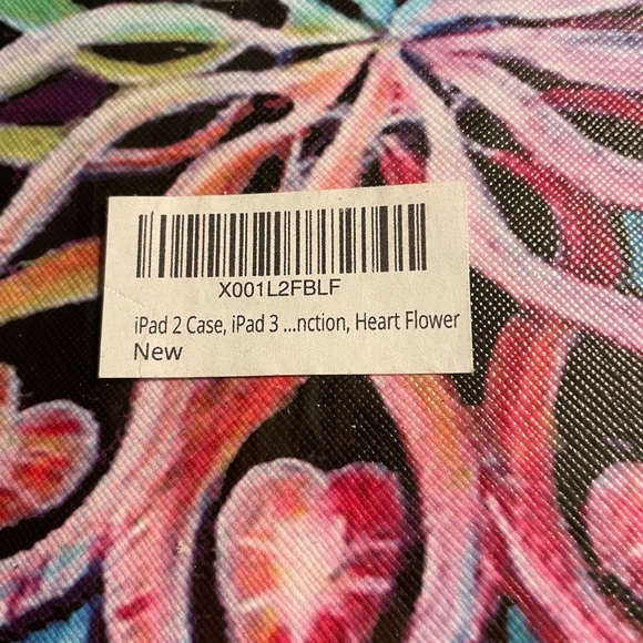 Heart flower iPad case - Picture 4 of 4